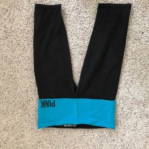 Pink cropped leggings